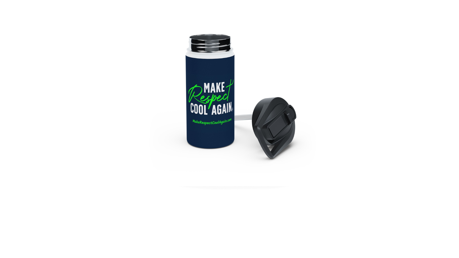Make Respect Cool Again Insulated Stainless Steel Water Bottle | 12oz